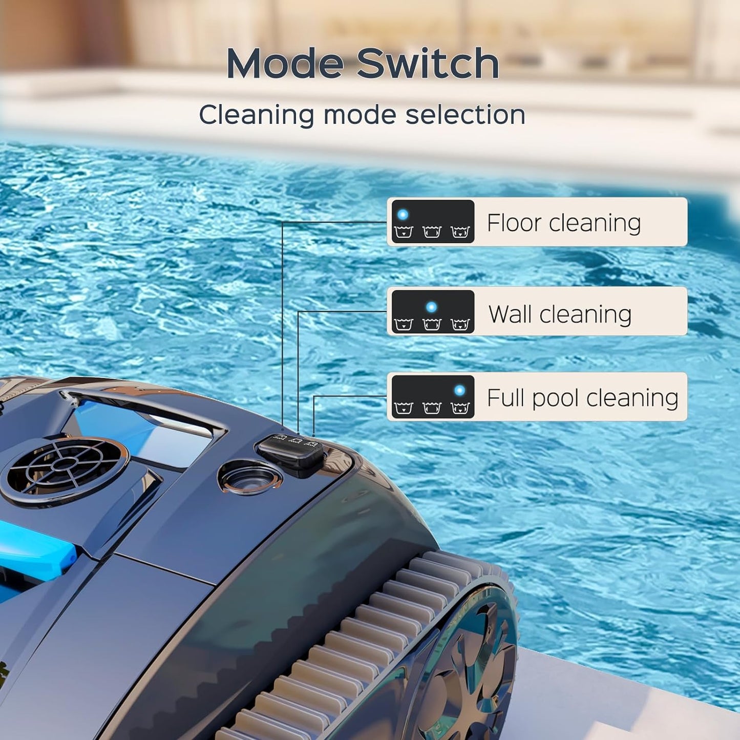 WYBOT C1 Pro Poolroboter Akku mit APP Intelligente Routenplanung