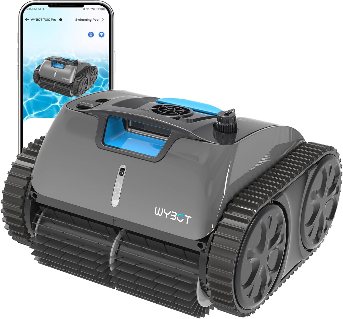 WYBOT C1 Pro Poolroboter Akku mit APP Intelligente Routenplanung