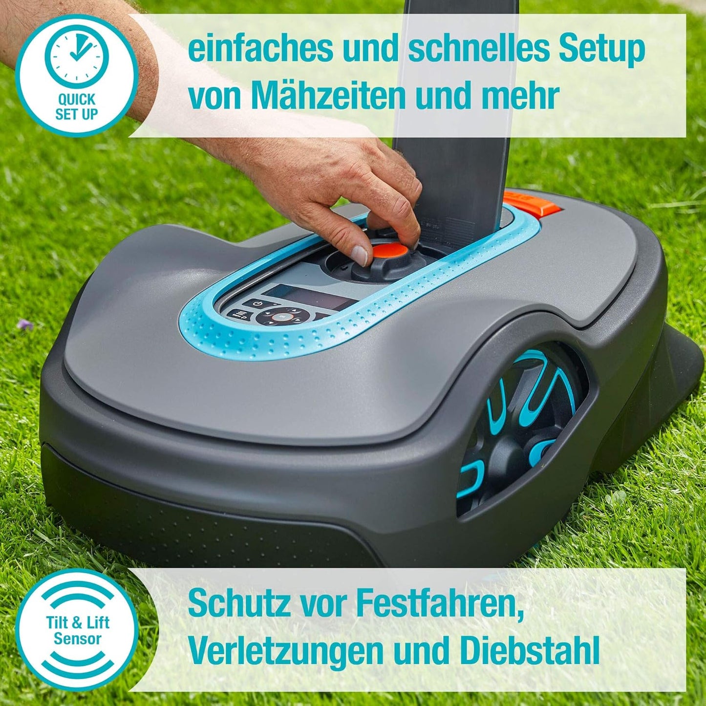 Gardena SILENO life: Mähroboter für Rasenflächen bis 1000 m²