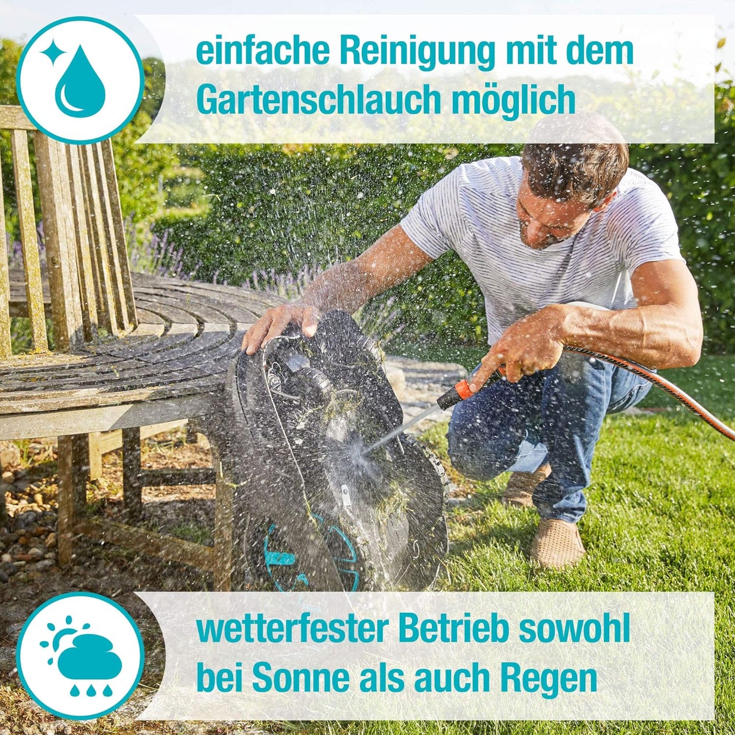 Gardena SILENO life: Mähroboter für Rasenflächen bis 1000 m²