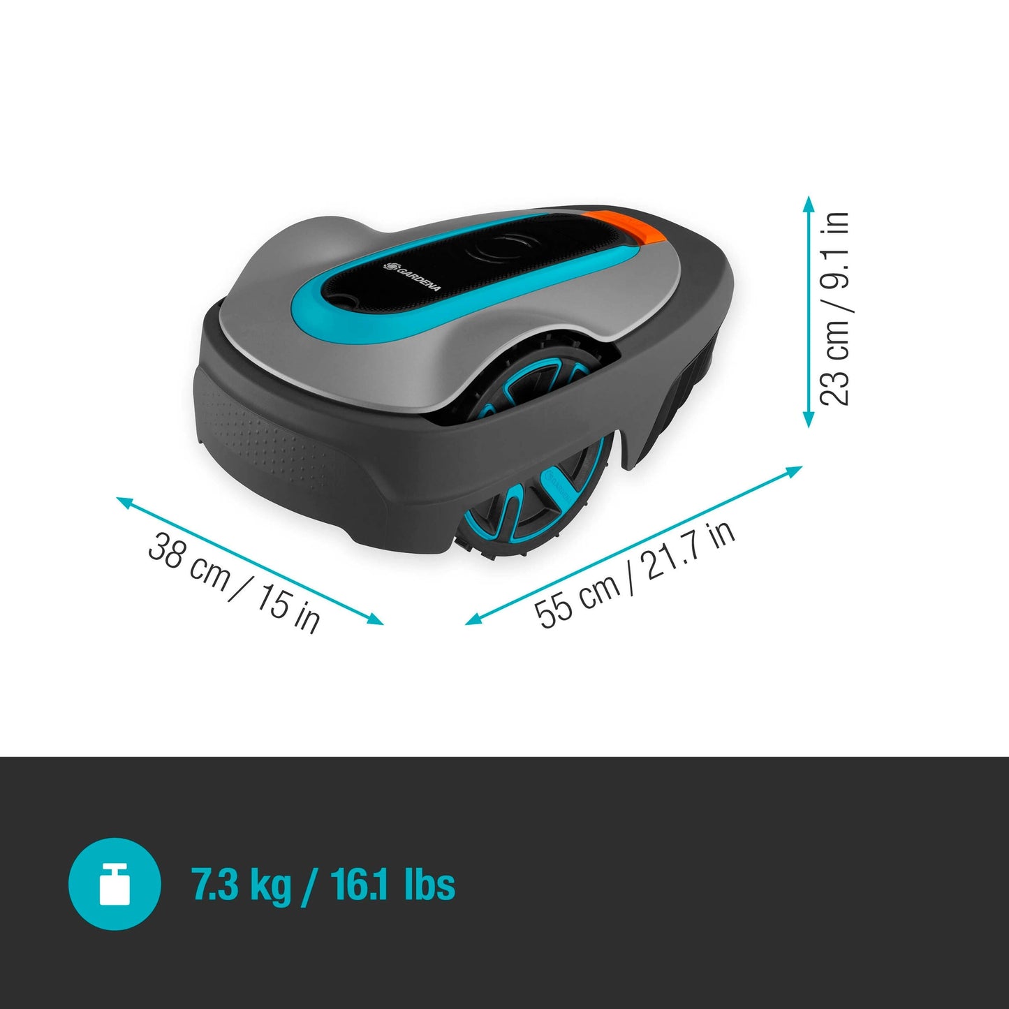 Gardena Sileno City Bluetooth 500 m² Mähroboter