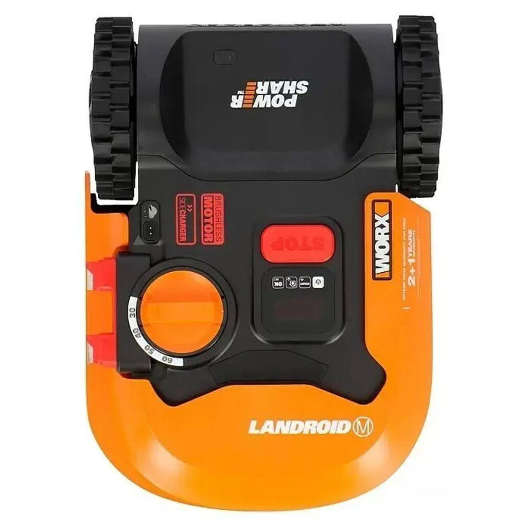 Worx Rasenmähroboter PowerShare 20V Mähroboter Landroid M500, bis 500 m² Rasenfläche