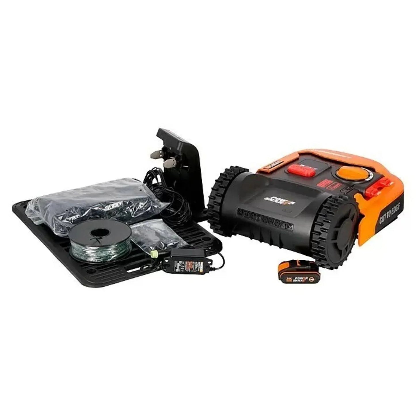 Worx Rasenmähroboter PowerShare 20V Mähroboter Landroid M500, bis 500 m² Rasenfläche