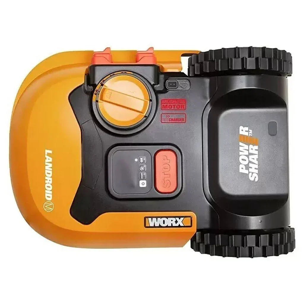 Worx Rasenmähroboter PowerShare 20V Mähroboter Landroid M500, bis 500 m² Rasenfläche